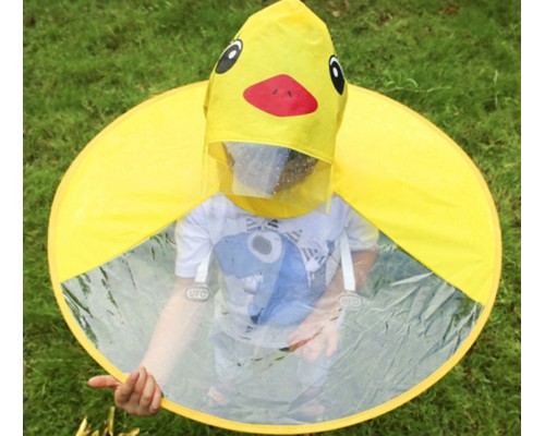 Детский дождевик с капюшоном утенок размер S оптом