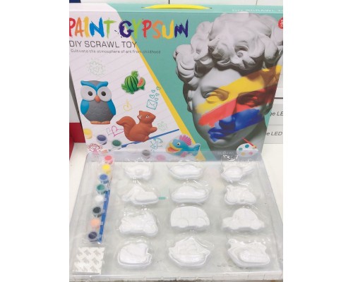 Детский набор для окрашивания гипса Gypsum paint оптом