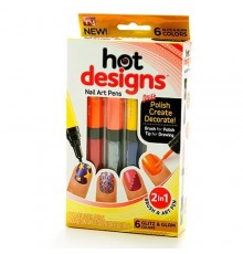 Набор для дизайна ногтей Hot Designs оптом