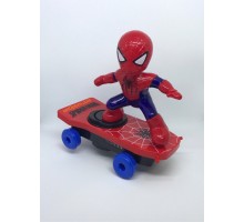Игрушка человек паук на скейте оптом 
