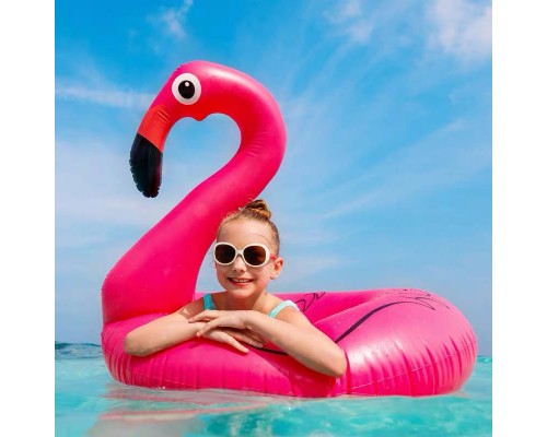 Надувной круг Розовый фламинго 90 см оптом