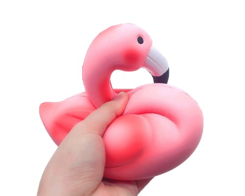 Сквиши Розовый фламинго оптом