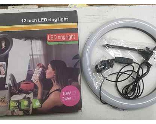  Кольцевая светодиодная лампа LED Ring Light 30 см оптом