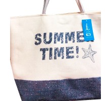 Пляжная сумка Summer time светлая оптом