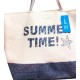 Пляжная сумка Summer time светлая оптом