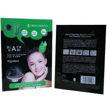 Черная маска для лица  Aloe & Dead Sea Mud 2 in 1 Purify and Detoxify Facial Mask оптом 