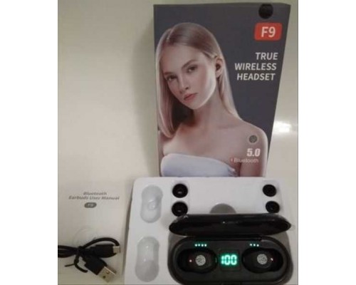 Беспроводные наушники F9 True wireless headset 5.0 оптом