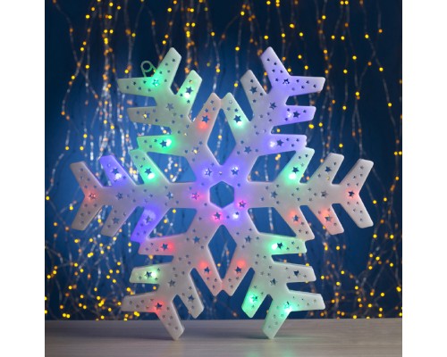 Светодиодная подвесная фигура Снежинка 2 оптом